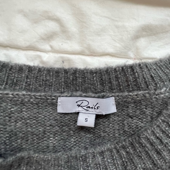 Rails Lightning Bolt Cashmere Sweater - small - Picture 3 of 6